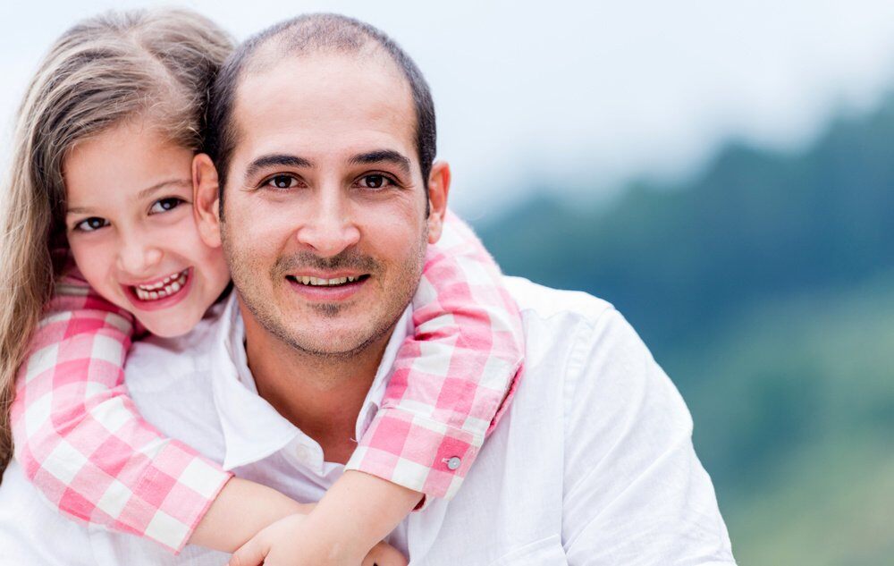 daughter and father