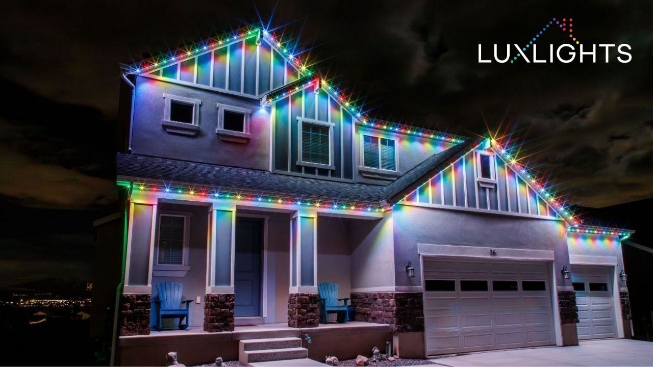 rainbow permanent Christmas lights